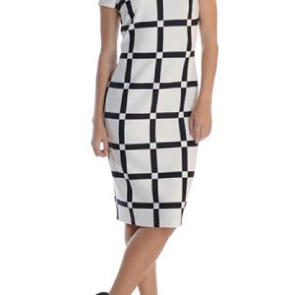 NYCC Black and Cream Block Dress